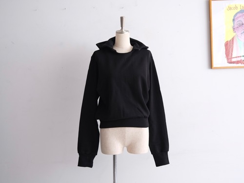 JUN MIKAMI “ スウェットフードプルオーバー” Black