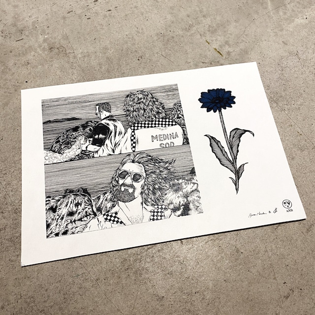Ryusei Maeda & Shintaro Nishihashi  “DOON”  inkjet poster