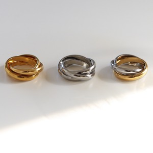 stainless triple ring SR192