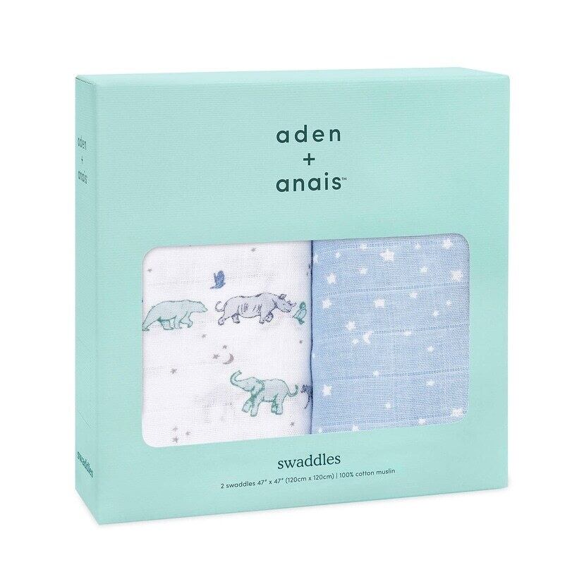 aden + anais スワドル/ライジングスター/2枚