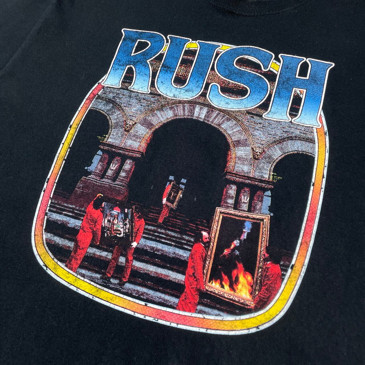 90年代 RUSH ラッシュ a fare well to kings バンドTシャツ バンT メンズL ヴィンテージ /evb002313