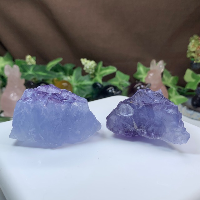 45.3個セット☆幻想的な色合い☆ヤオガンシャン産・パープルフローライト原石