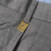 Black & White ブラックアンドホワイト 総柄 ツータック パンツ スラックス 96/グレー系/大きいサイズ/メンズ/スポーツ/ゴルフ