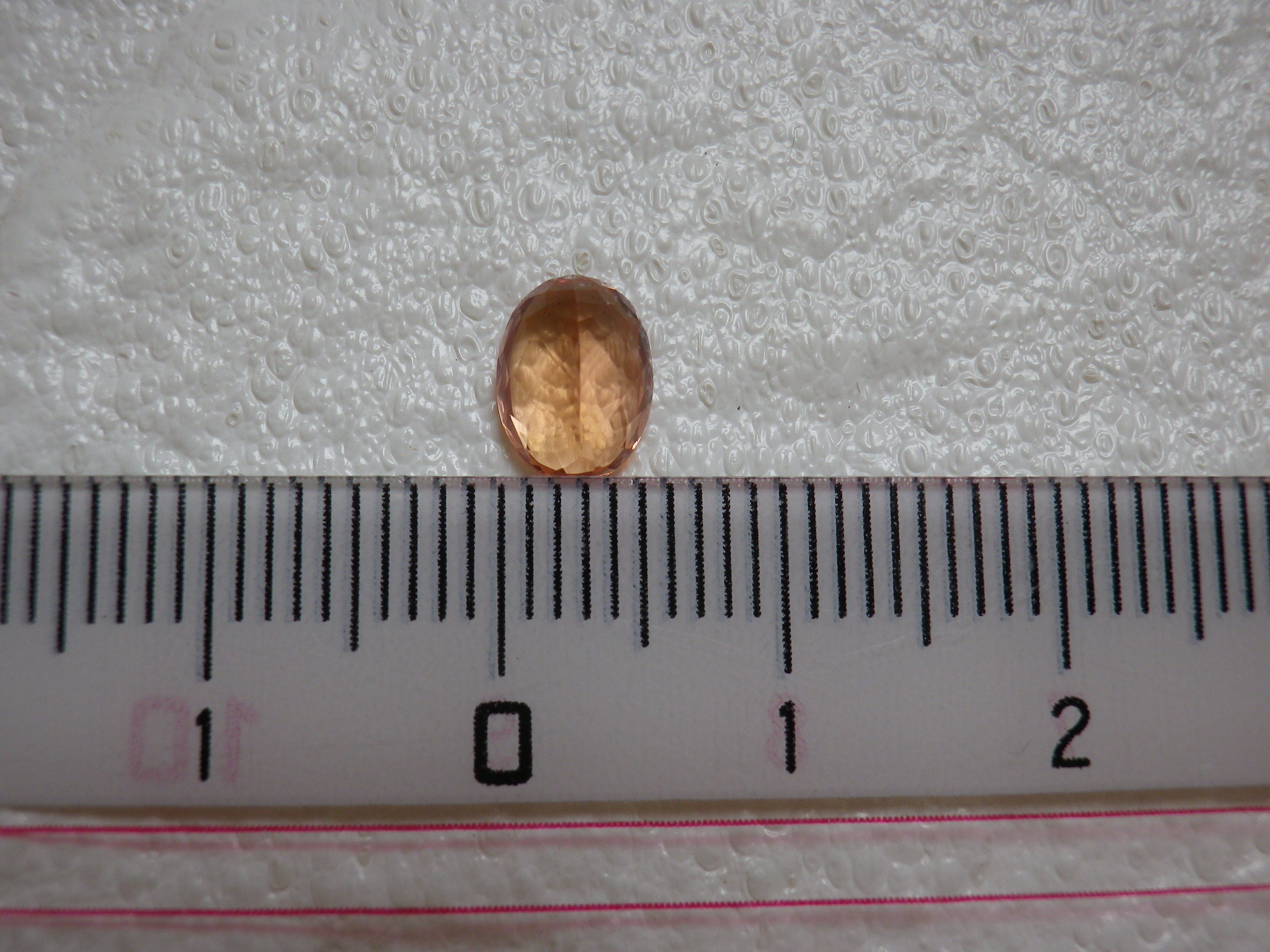天然インペリアルトパーズ 1.287 ct ブラジル産出 ソーティング付属 