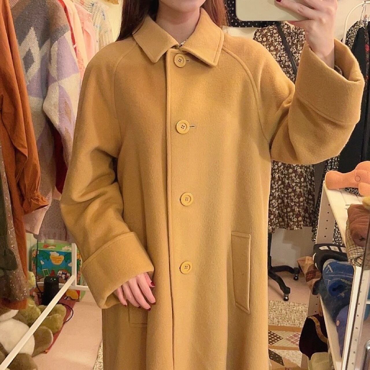 あーちゃん専用商品 / camel beige raglan long coat