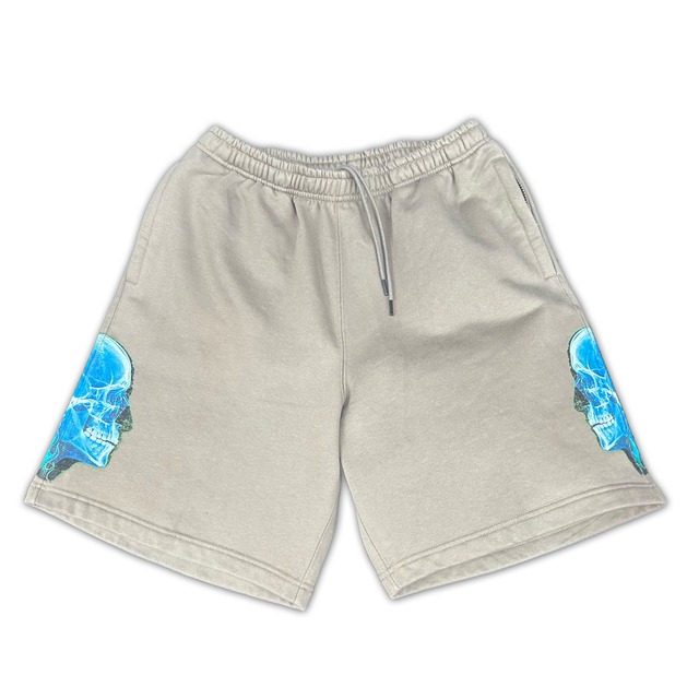 "X-RAY SKULL" Short Pants gray