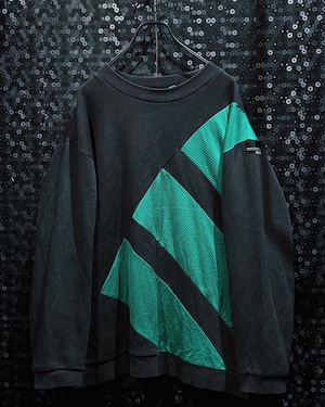 【ÆIEM】adidas“EQUIPMENT Inspired” vintage Mesh Panel performance Sweat