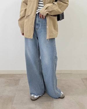 Wide Flare Denim / Blue