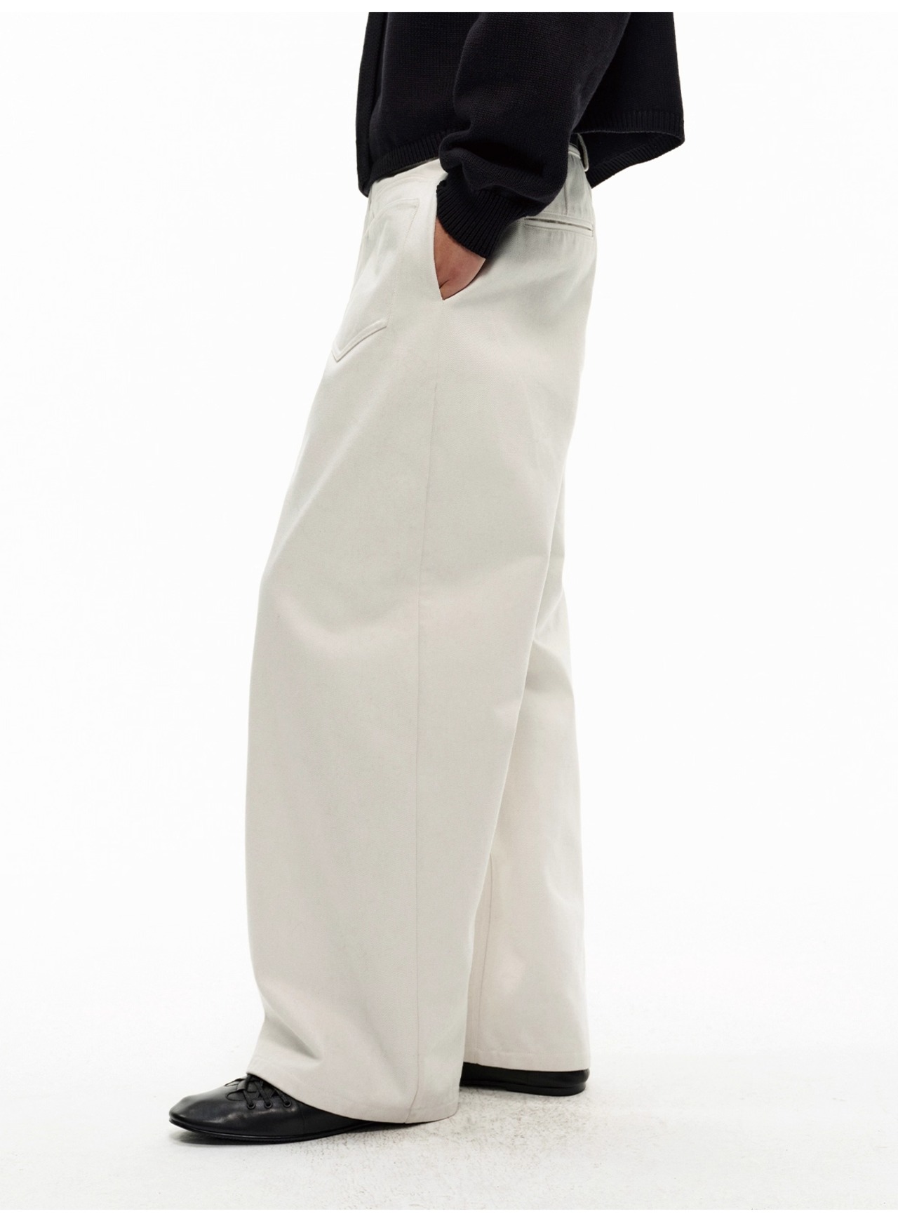 JCAESAR STUDIO Deconstructed Curved Denim