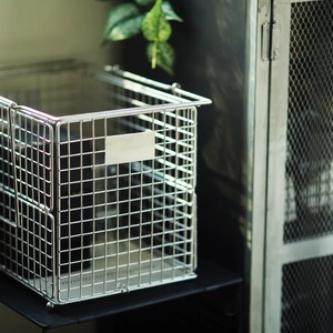 フォールディングワイヤーバスケット M SUS Ver.