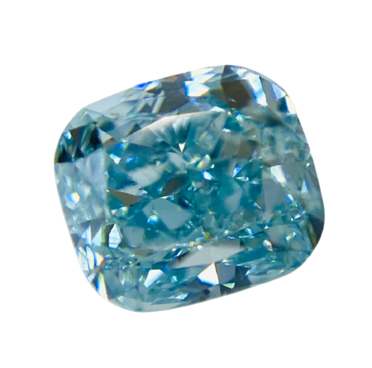 FANCY INTENSE GREEN BLUE 0.734ct X/RT0244/CGL | Ilovediamonds