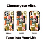 iPhoneケース サイケデリック 抽象柄｜60s 70s ヴィンテージコラージュ RETRO022