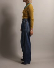 1960's Unknown / Rib Long Tee - Mustard