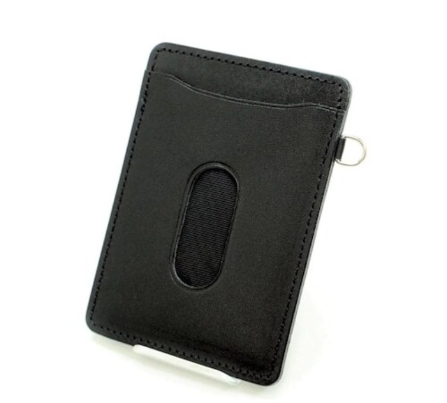 102631バンタンレザー単パス（ブラック）