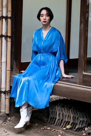 Chambray Dress COBALT BLUE