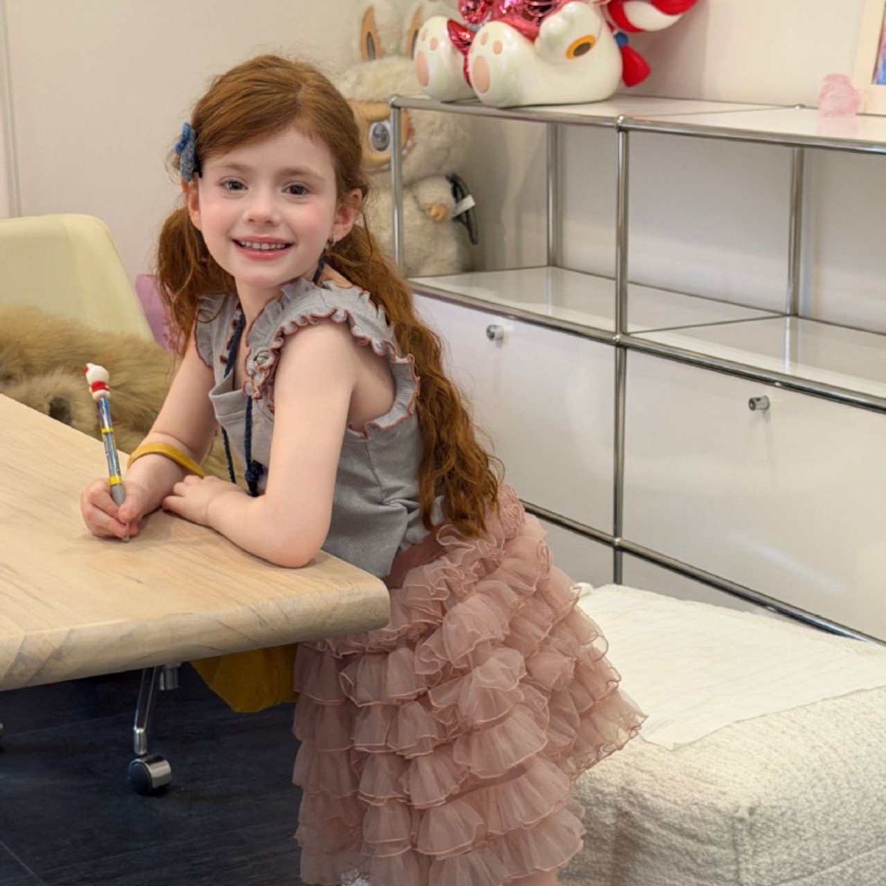 夏カタツムリ柄ベスト