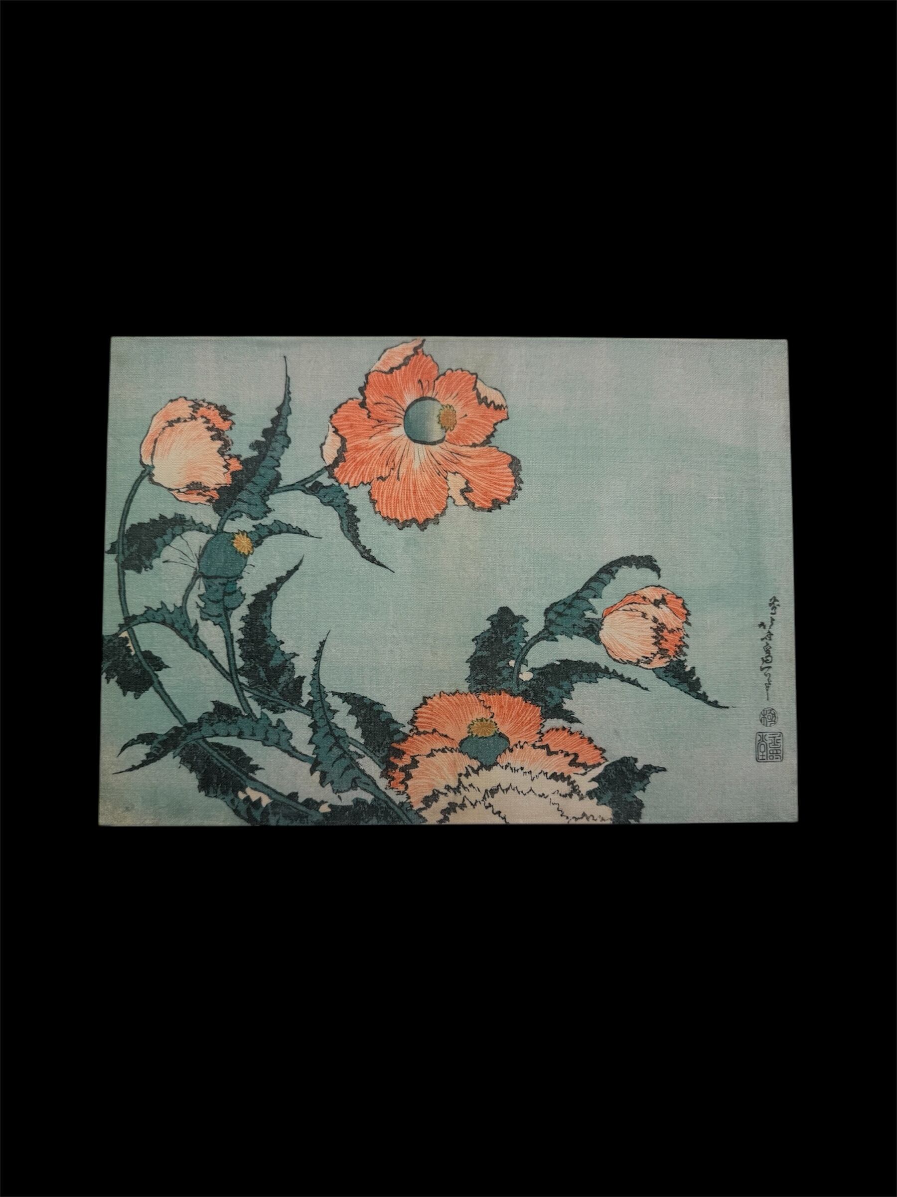 葛飾北斎 百物語 こはだ小平二 木製パネル アート | 噂の宝珠堂