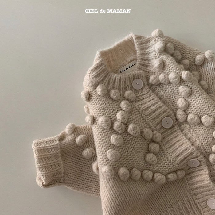 ciel de maman ぽこぽこ　カーディガン  セット