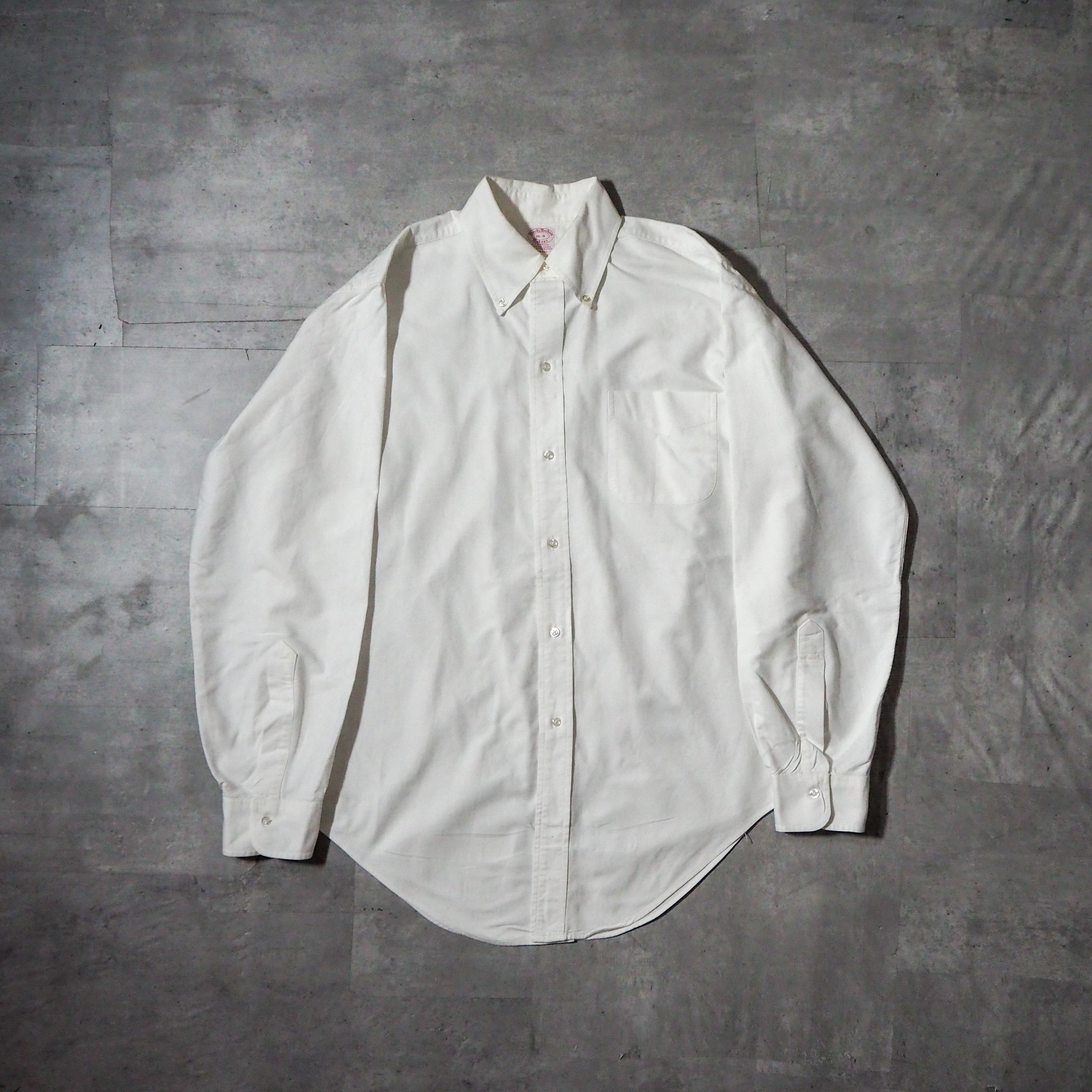 70s “Brooks Brothers ” Makers 6-botton white B.D. shirt