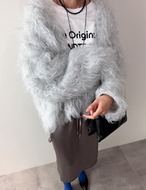 【新作5％OFF・3日間】Shaggy Volume Cardigan(Gray)_7colors