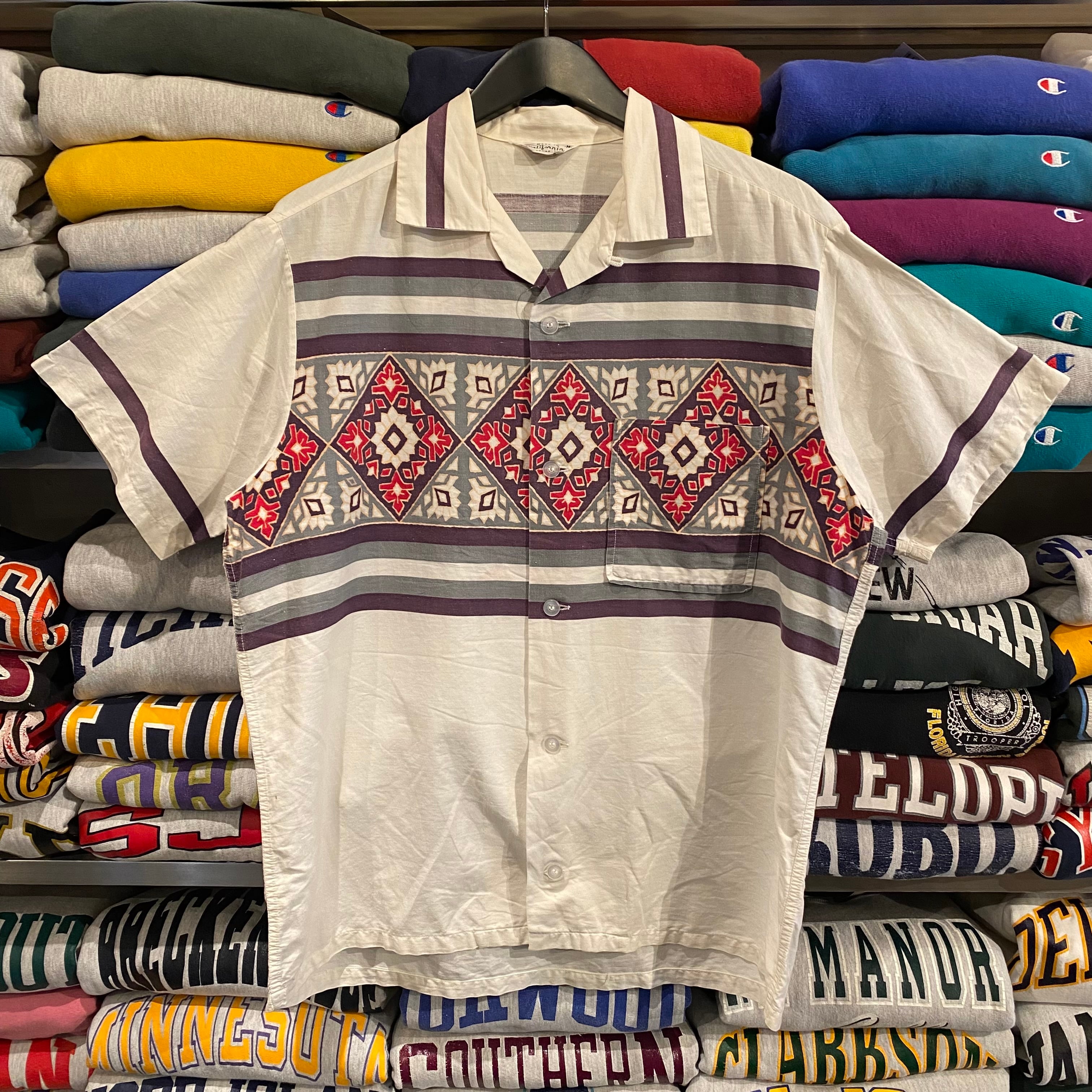 50〜60s開襟シャツ 50s〜60s S/S OPEN COLLAR SHIRT | BerBerJin / & BerBerJin