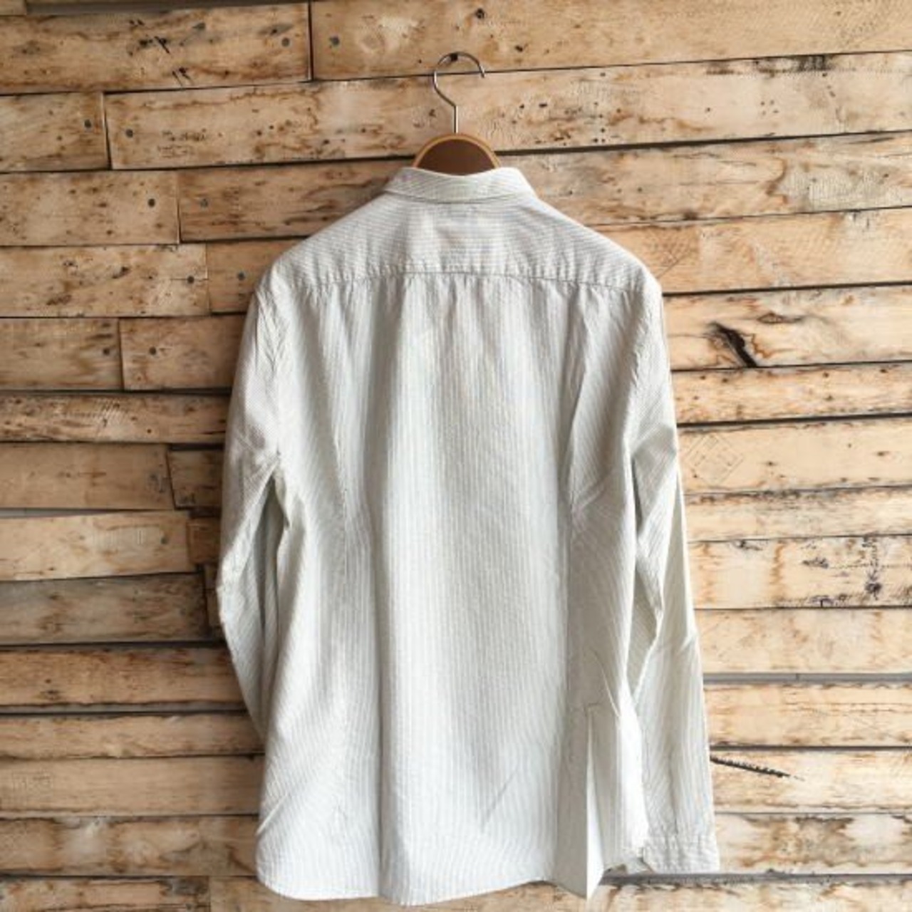 DNL Italy　スリムフィットシャツ　ストライプ 【SALE】