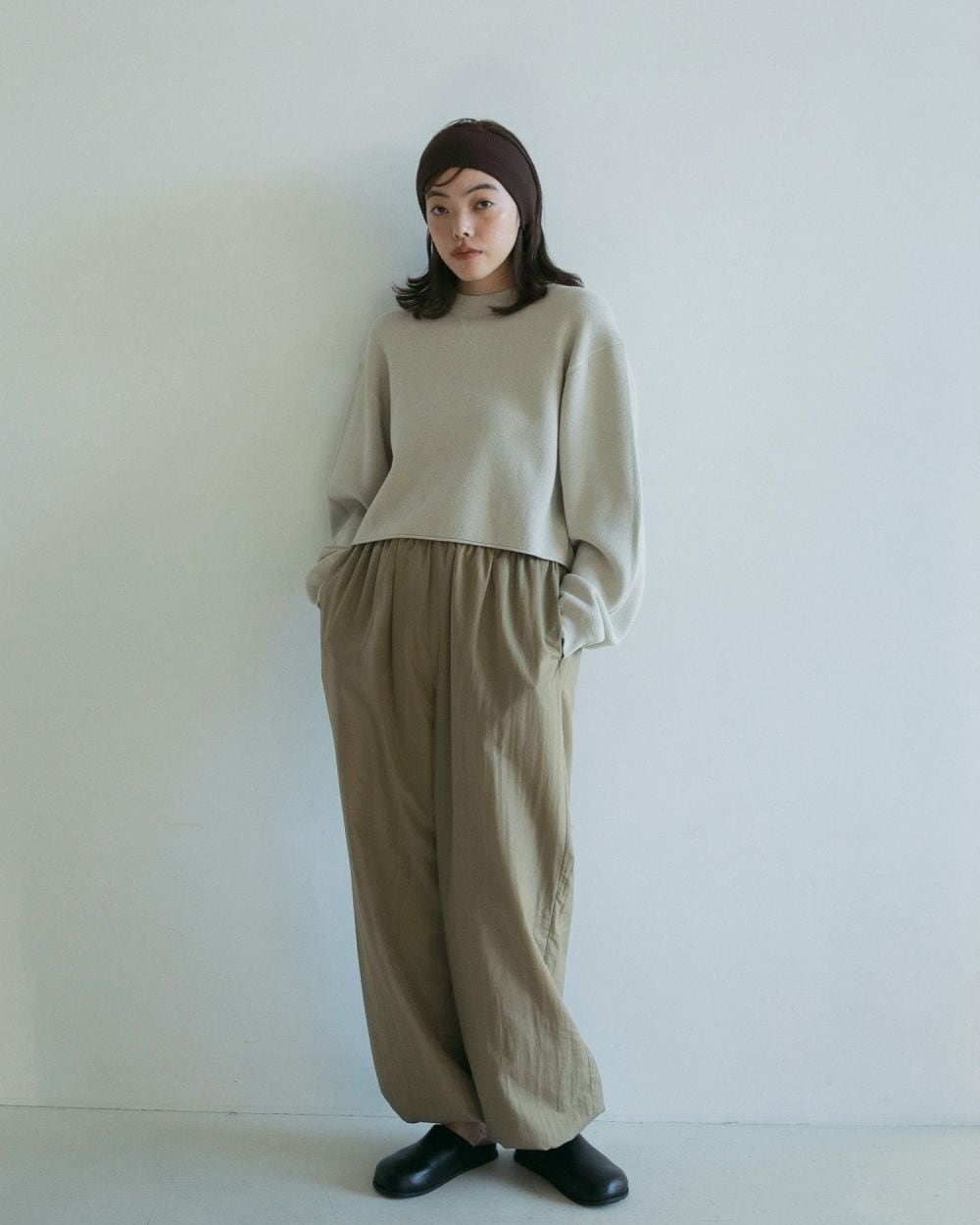 anuke 】Nylon Volume Pants | valance 福井｜レディース セレクト