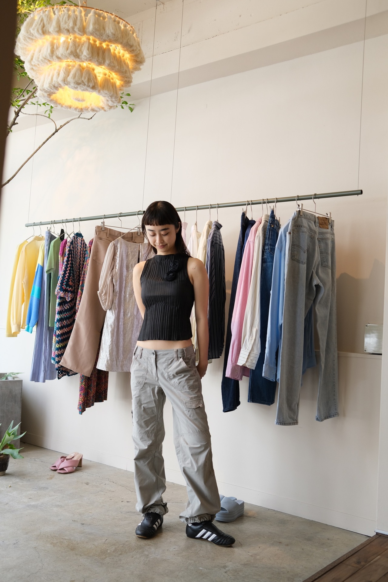 "OMO"BLOM PLEATS TOP