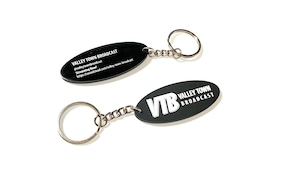 ALL GOOD STORE | Valley Town Broadcast Rubber keyring