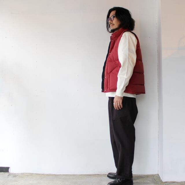 swab　ZANTER ダウンベスト バーガンディ ZANTER JAPAN ダウンベスト DOWN VEST バーガンディ | C.COUNTLY