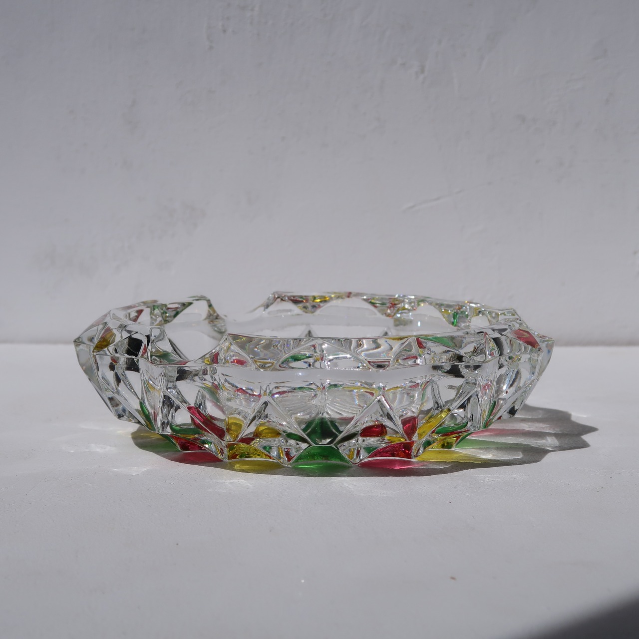 緑黄色のジュエリートレイ