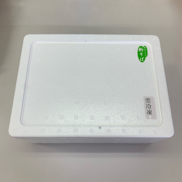 生冷凍国産十割 新そば（130g×2）×4パック、つゆ・わさび・やきしお付【10月13日～ご発送開始】