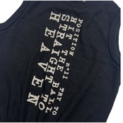 Castelbajac カステルバジャック MR.BEAR クマ刺繍 Vネック ウール ニット ベスト 4/ブラック系 メンズ ゴルフ