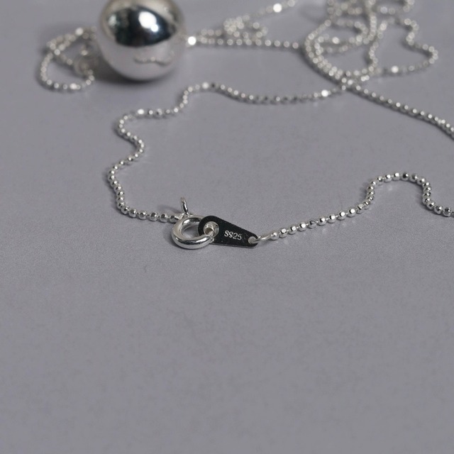 S925 Message ball long necklace (N149)