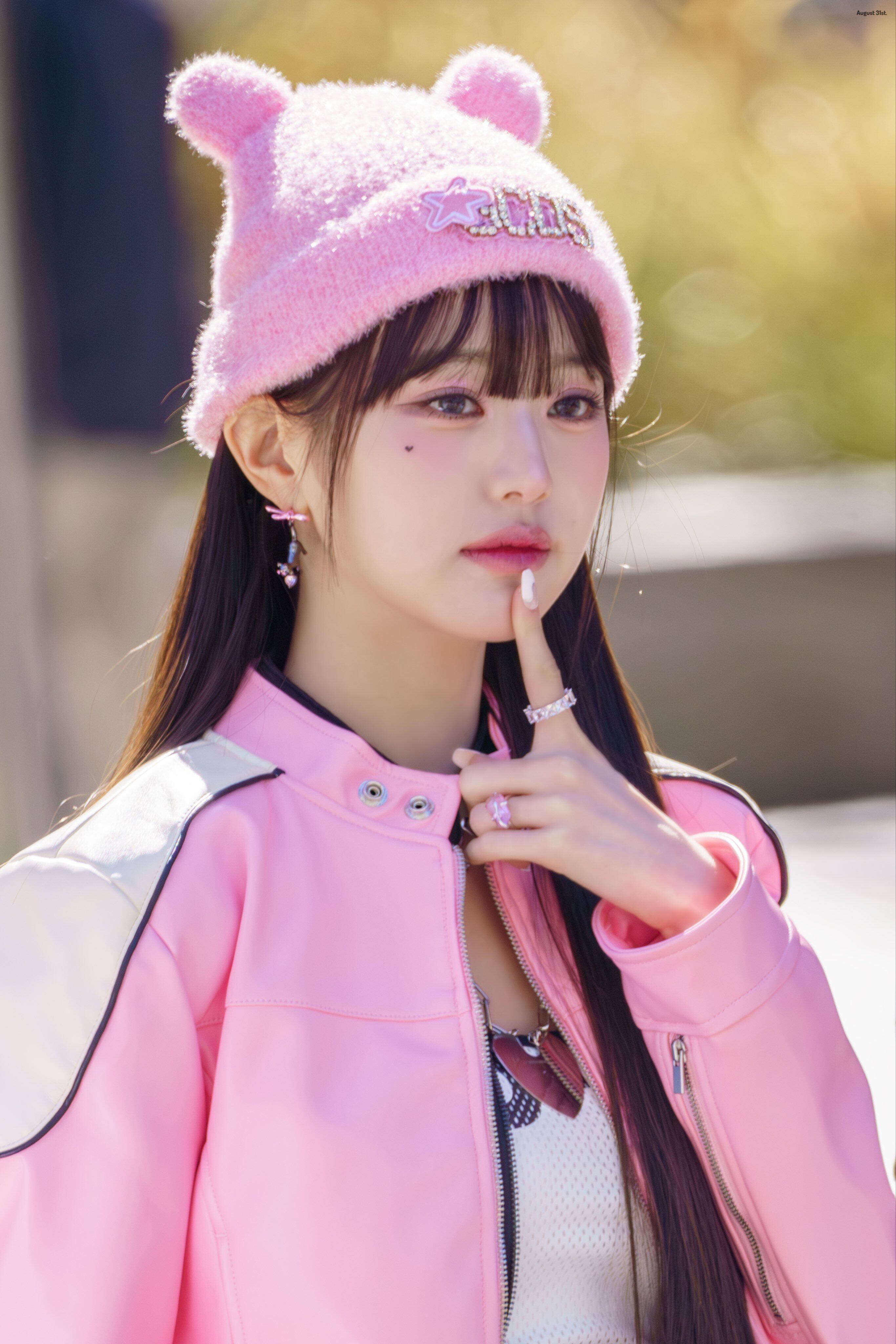 IVEウォニョン着用☆【YOUHEE】☆BE MY YOUHEE BIKER JACKE.T 316cc9cde57f2c057813c115b32566