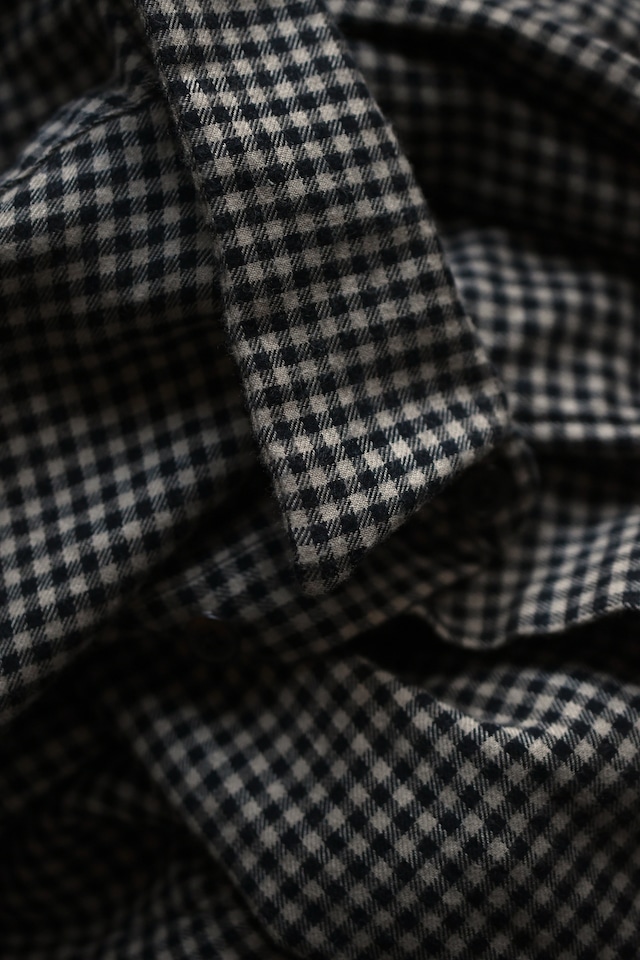 BAUTH / COTTON WOOL CHECK SHIRTS (BEIGE CHECK)