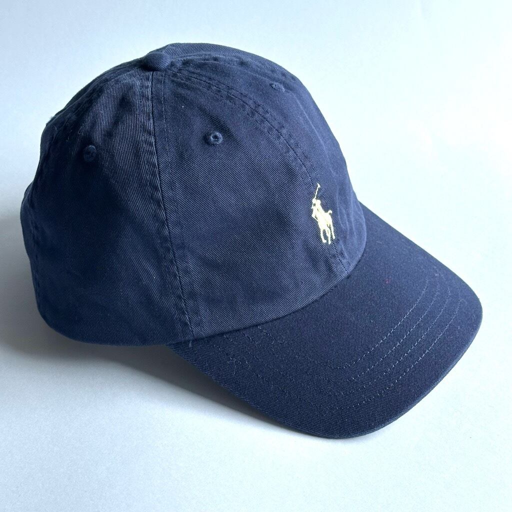 Ralph Laurenキッズコットンチノボールキャップ【52-54cm】Navy