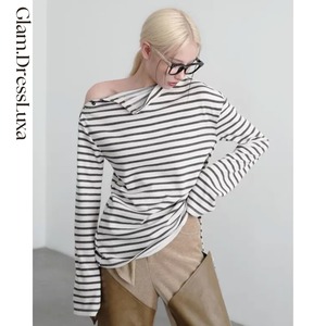 Asymmetry Stripe ボーダートップス/2color_T1655