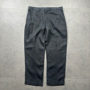 Polo by Ralph Lauren LINEN trousers Black W38L30 古着