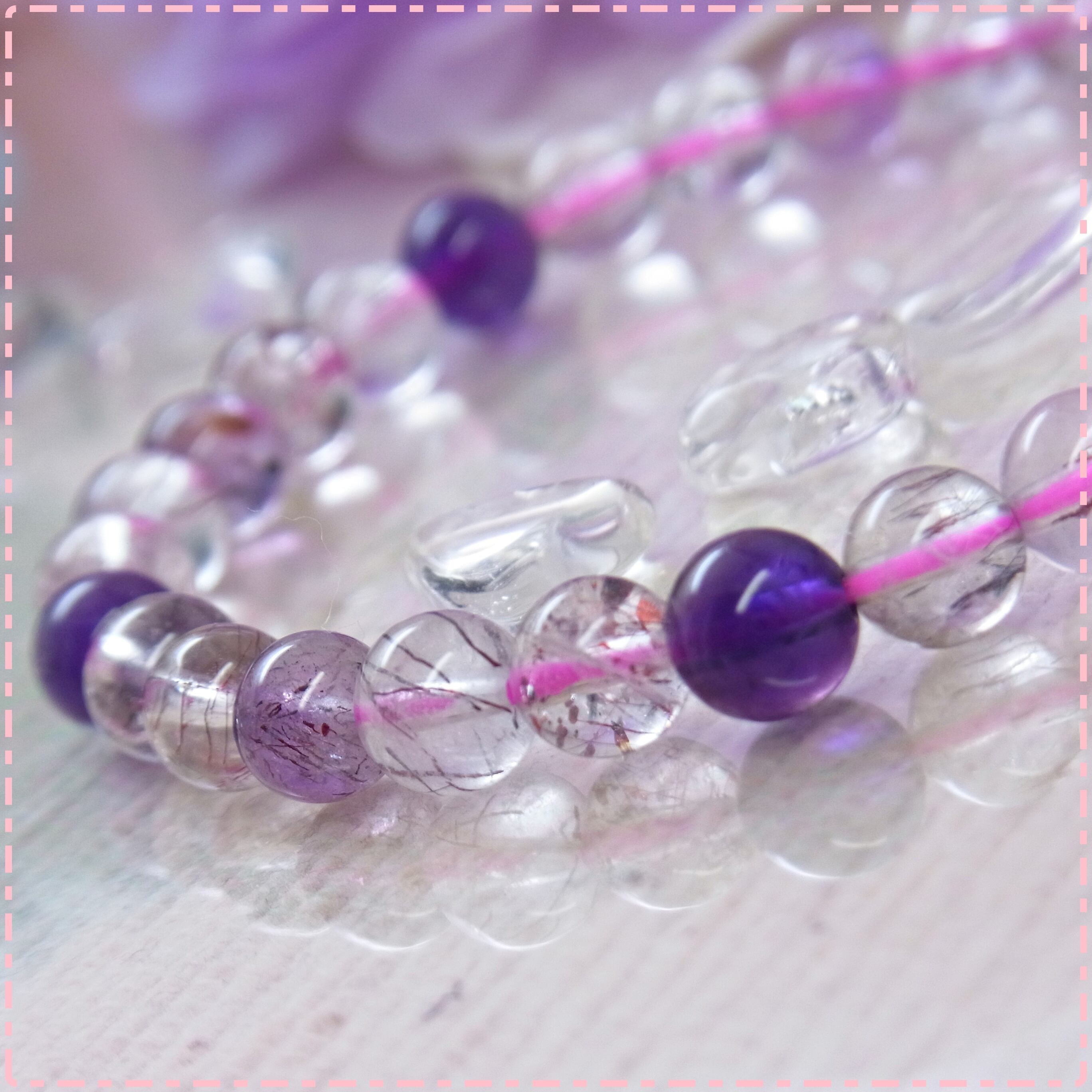 まゆ様♥️ブレス3本おまとめ♥️ラリマー天然石ブレスレット 世界3大ヒーリングストーン】ラリマー・スギライト