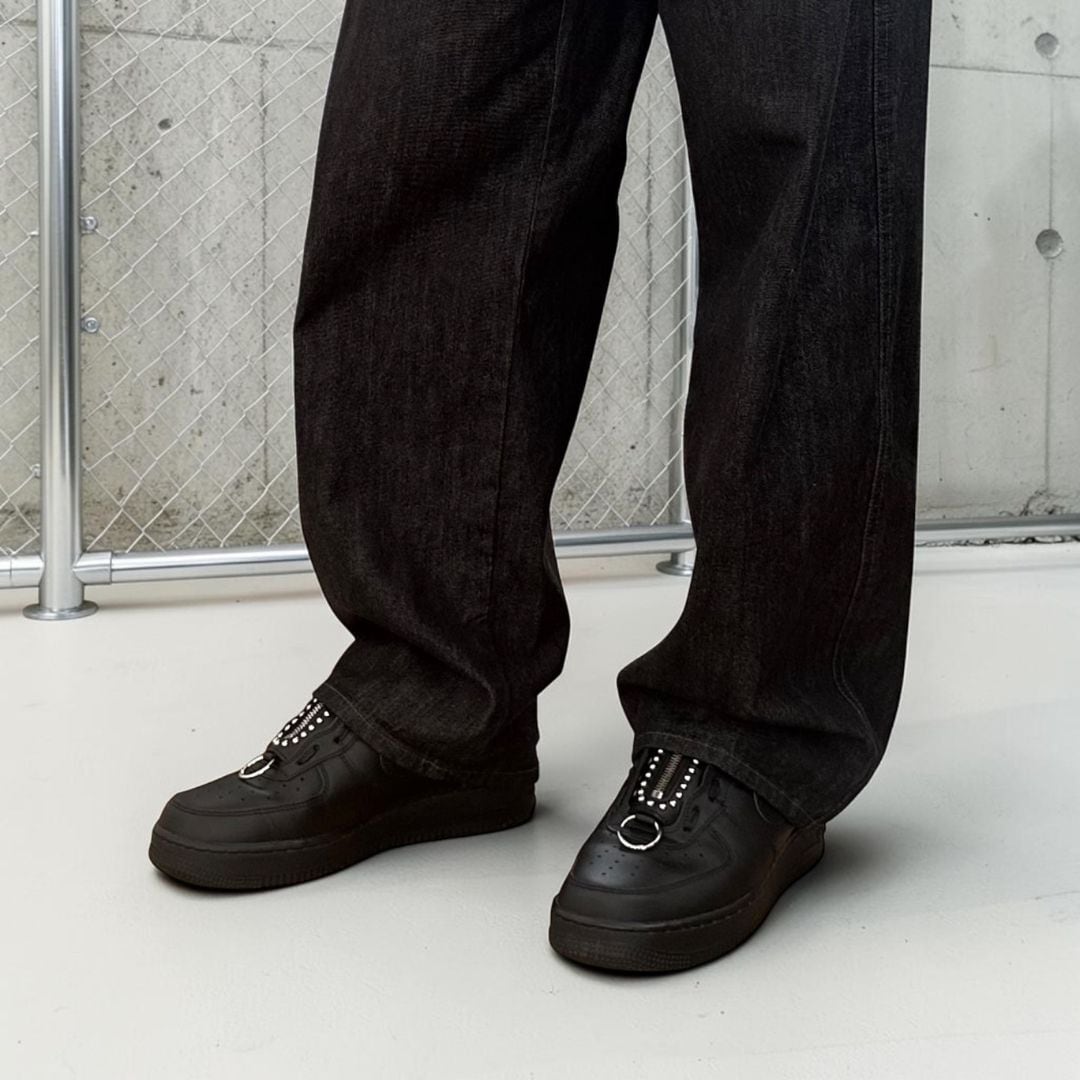 AF1】カスタムジップパーツ/Custom Zipper Parts/Studs & Ring/Black