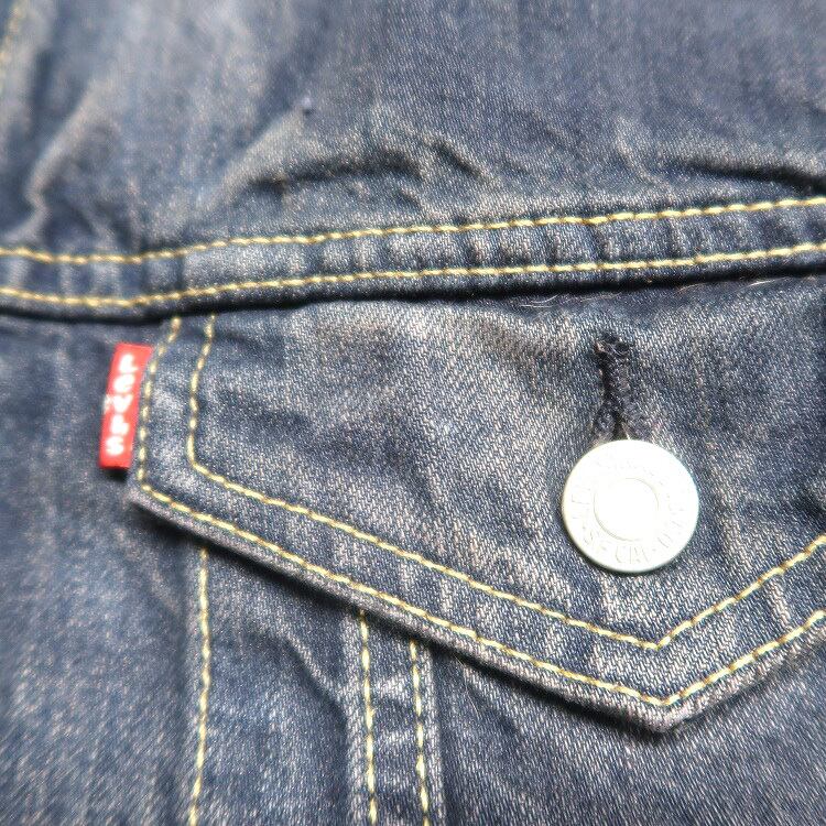 古着 リーバイス Levi's 鋲付き デニムベスト ジャケット 鋲ジャン