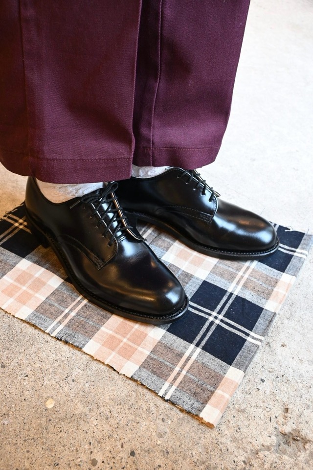 【NOS】6R (24.5cm) 1995’s U.S.Navy leather service shoes / Dress Oxford  WOLVERLINE USA製 サービスシューズ ブラック デッドストック