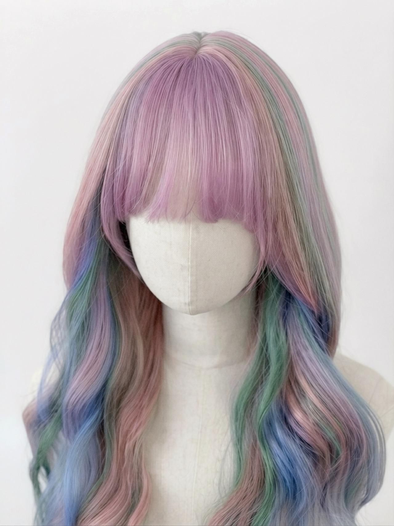 Basic - Cotton Rainbow Long Wig【商品番号 1067】レースフロントなし×
