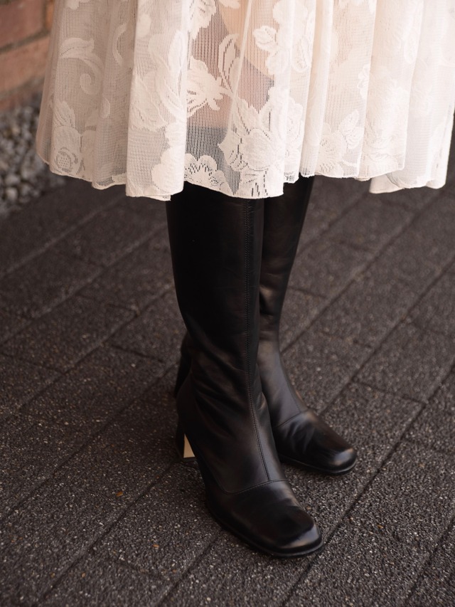 SONIA RYKIEL / vintage design long boots.