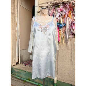 embroidery slip dress