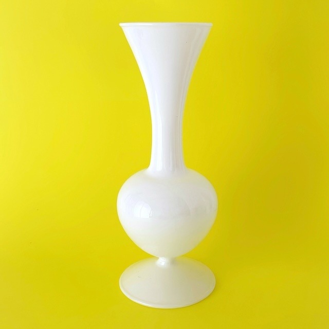 White  swanky vase フラワーベース 花瓶 花器