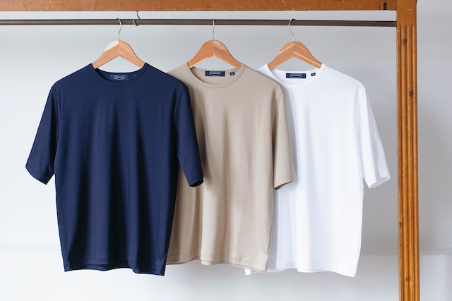 【ホワイト】「HAND ROOM WOMEN’S」クルーネックTシャツ