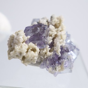 ヤオガンシャン産 フローライト 共生 / 原石 標本【F_1】