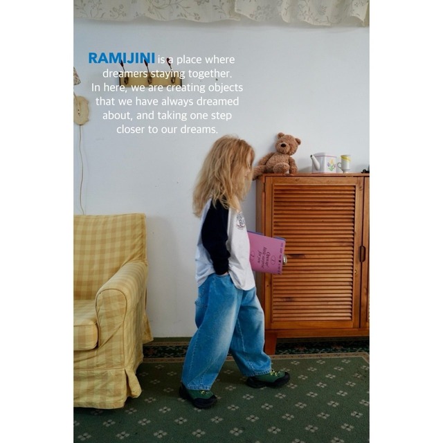 《送料無料》予約:サムシングラグランT【ramijini】